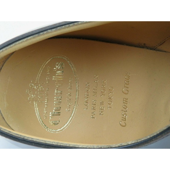 CHURCH\'S BY PRADA WELLINGTON POLISHED LEATHER LACE CAP TOE OXFORDS 10.5 US 11.5 main image 8